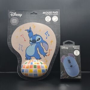 Disney Stitch - Wireless Mouse + Mouse Pad with Wrist